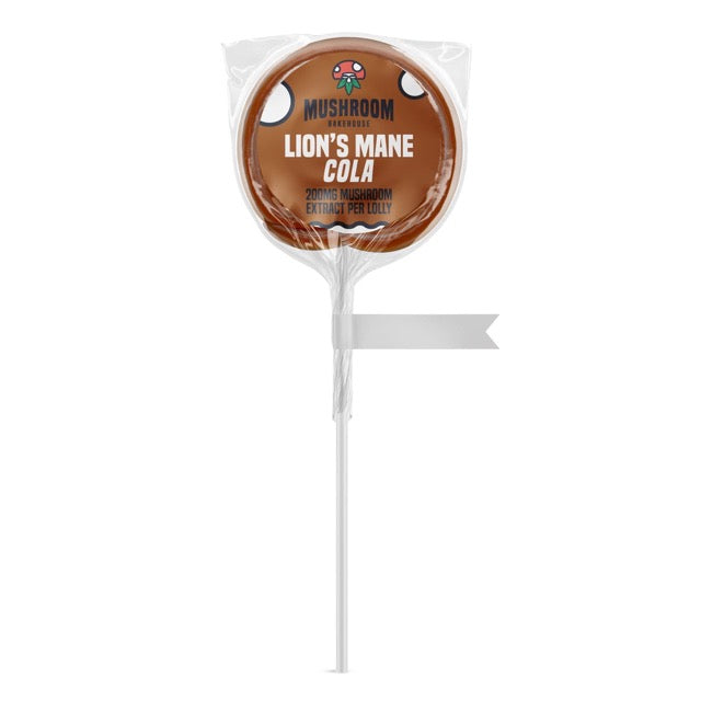 Mushroom Bakehouse Lion’s Mane Lollypops (200mg mushroom extract per lolly) - mamamary