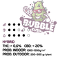 3 Semillas Coleccionables de Bubble Kush