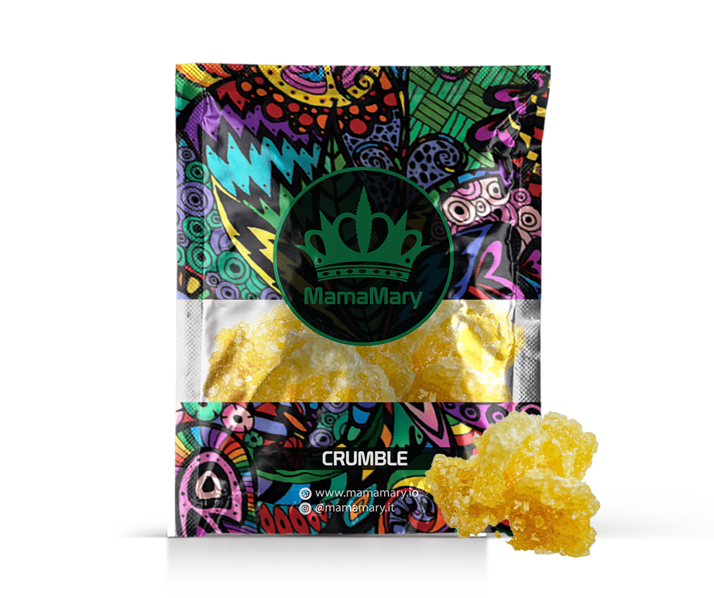 Yellow Crumble Hachís 40% CBD, THC, HHC - Mamamary