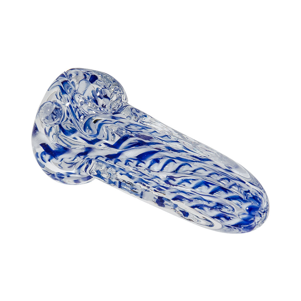 inside out glass smoke pipe white